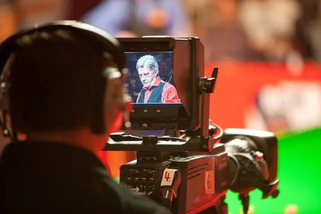 Cliff on the TV monitor