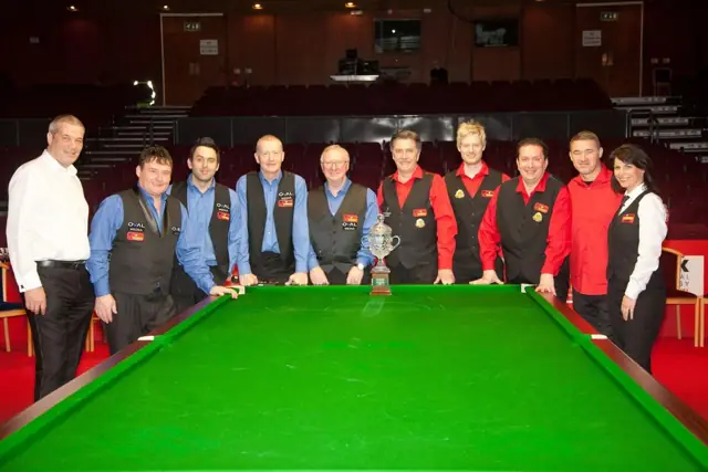 The Snooker Legends line-up, 2013