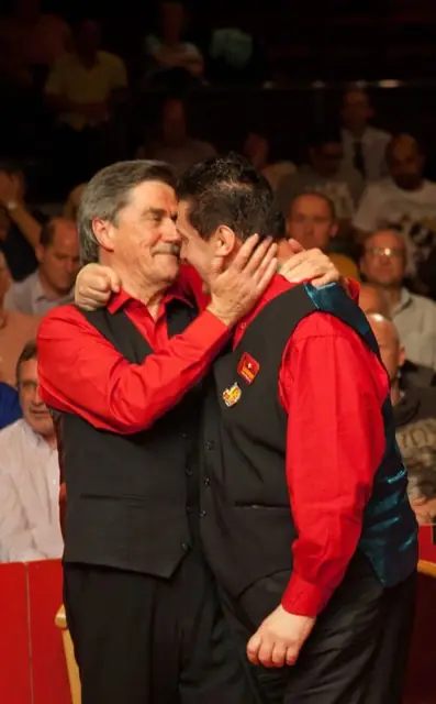 Cliff with a fellow legend