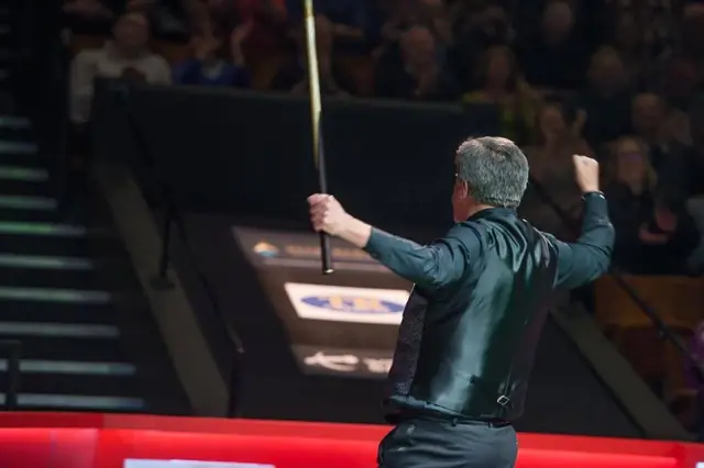 The winning moment, Seniors Masters 2018